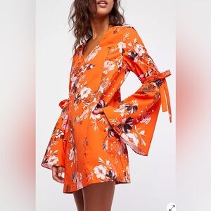 Free People Lover Of Mine Printed Mini Dress